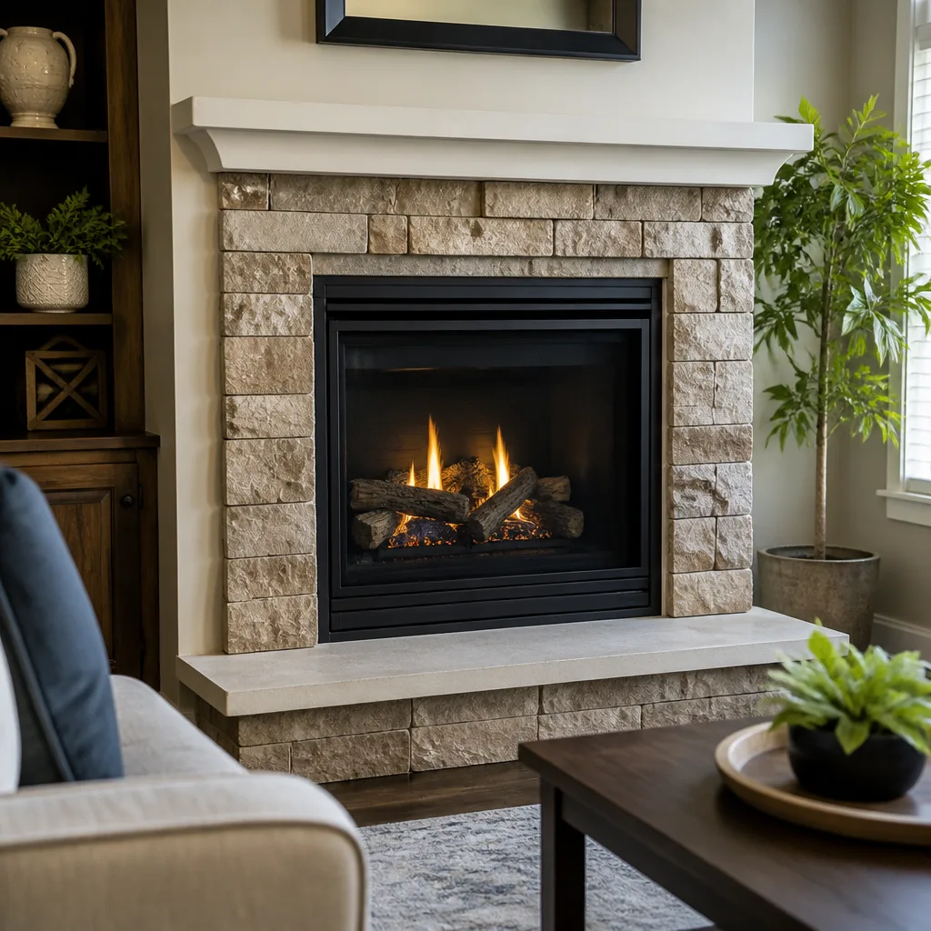 Gas fireplace service